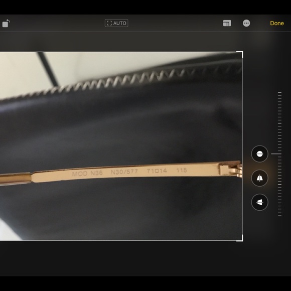 Versace Vintage Gold Rim Sunglasses - Picture 6 of 7